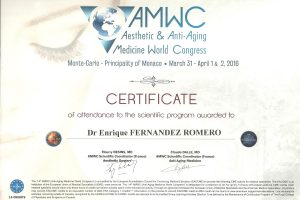 doctor-enrique-fernandez-formacion-medicina-world-congress-montecarlo-aesthetic-antiaging-2016